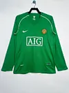 2007/2008 Retro Long Sleeve Manchester United Goalkeeper Green Football Shirt 1:1 Thai Quality