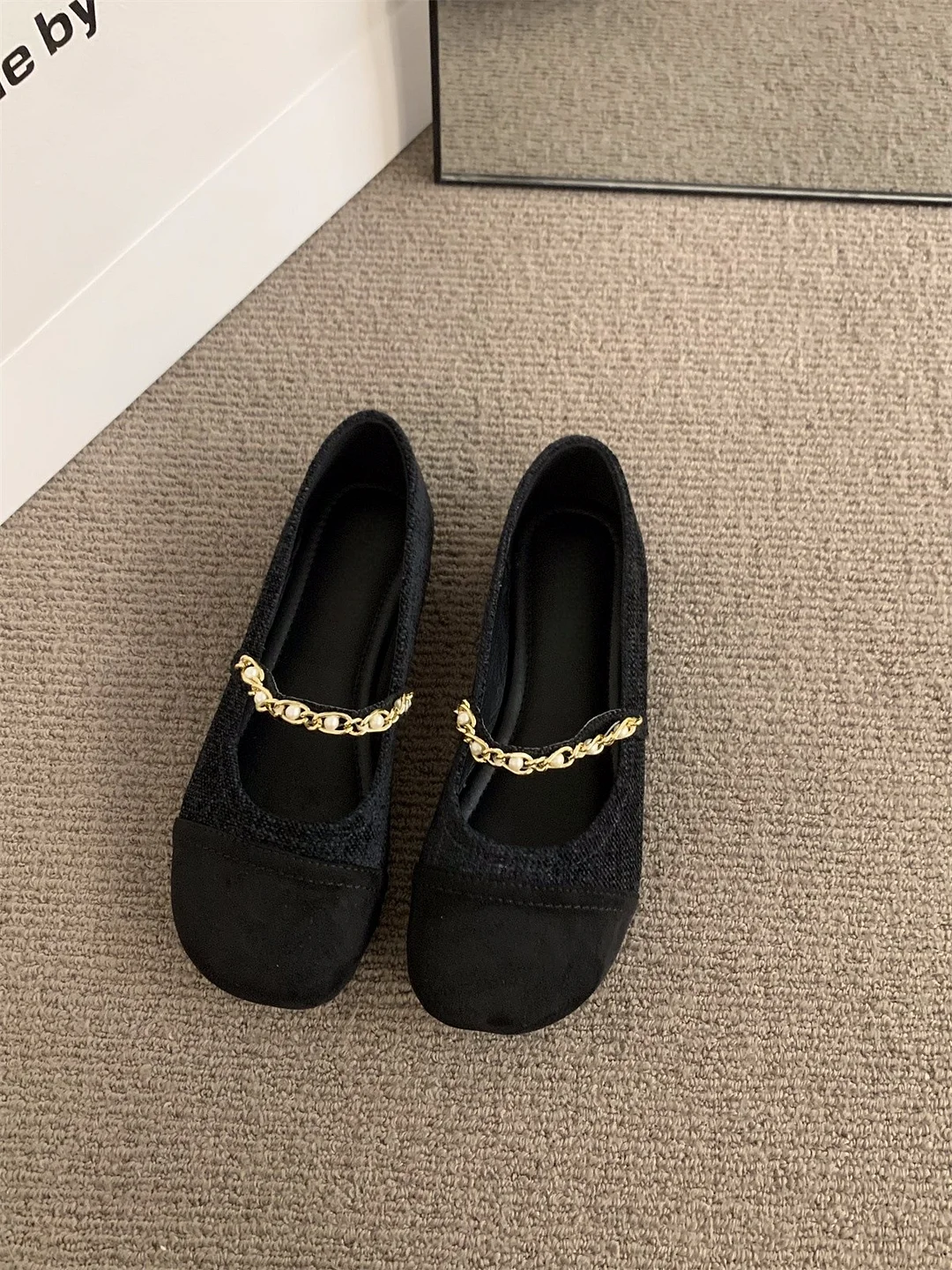 Breakj Breakj Flat Bottom Gentle Evening Shoes Women's Shoes Spring And Autumn 2025 New Spring Small Fragrant Style Mary Jane Single Shoes