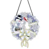DIY Christmas Wreath Art Acylic Crystal Rhinestone Hanging Craft Kits