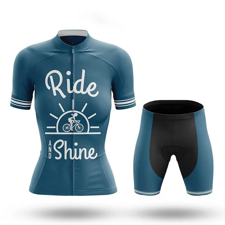 Ride And Shine Women's Short Sleeve Cycling Kit
