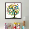 Lucky Tree-Partial 9CT Stamped Cross Stitch Bead Embroidery 55*55cm