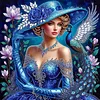 Diamond Painting-DIY Crystal Rhinestone Peacock Girl
