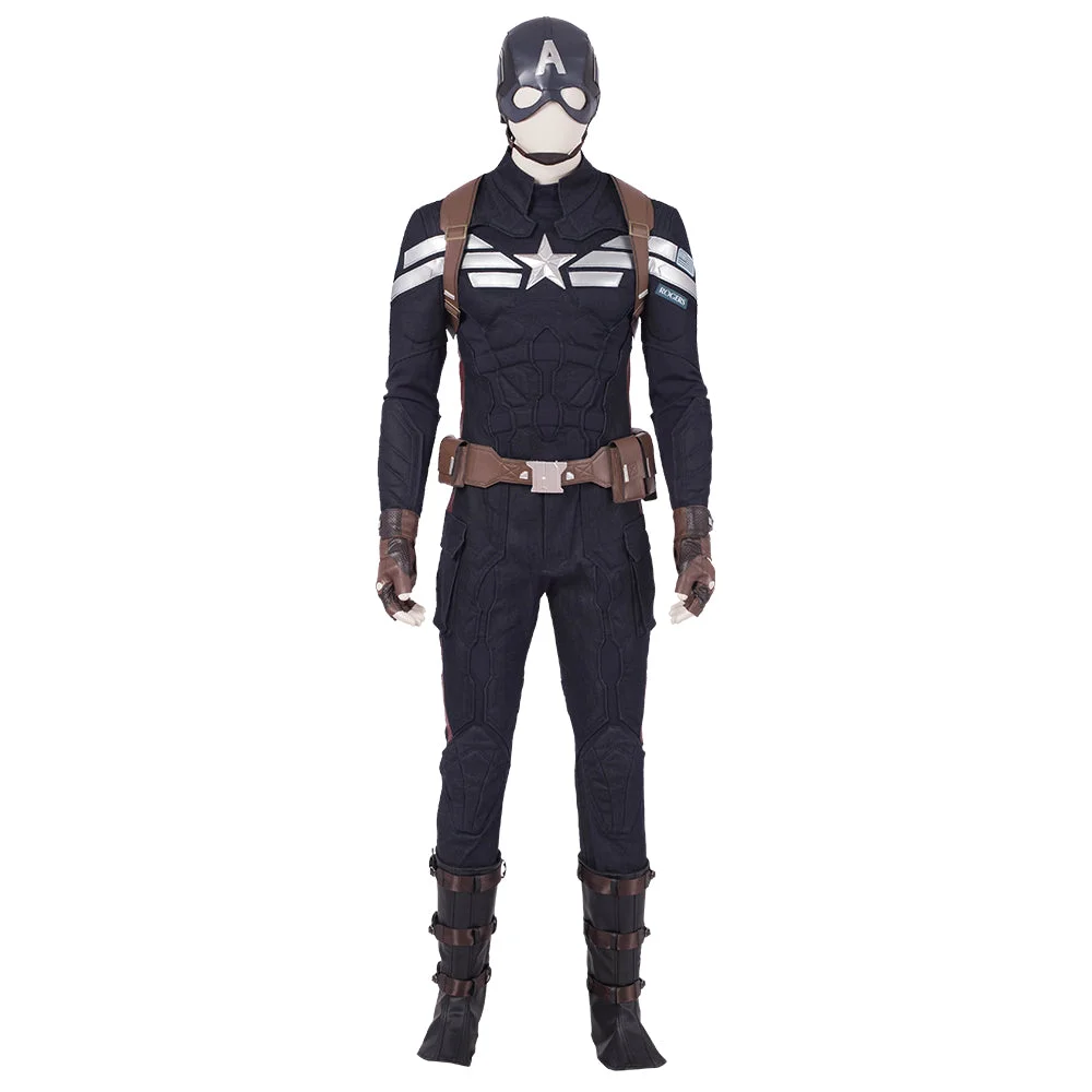 Avengers Endgame Captain America Outfit Cosplay Costumes