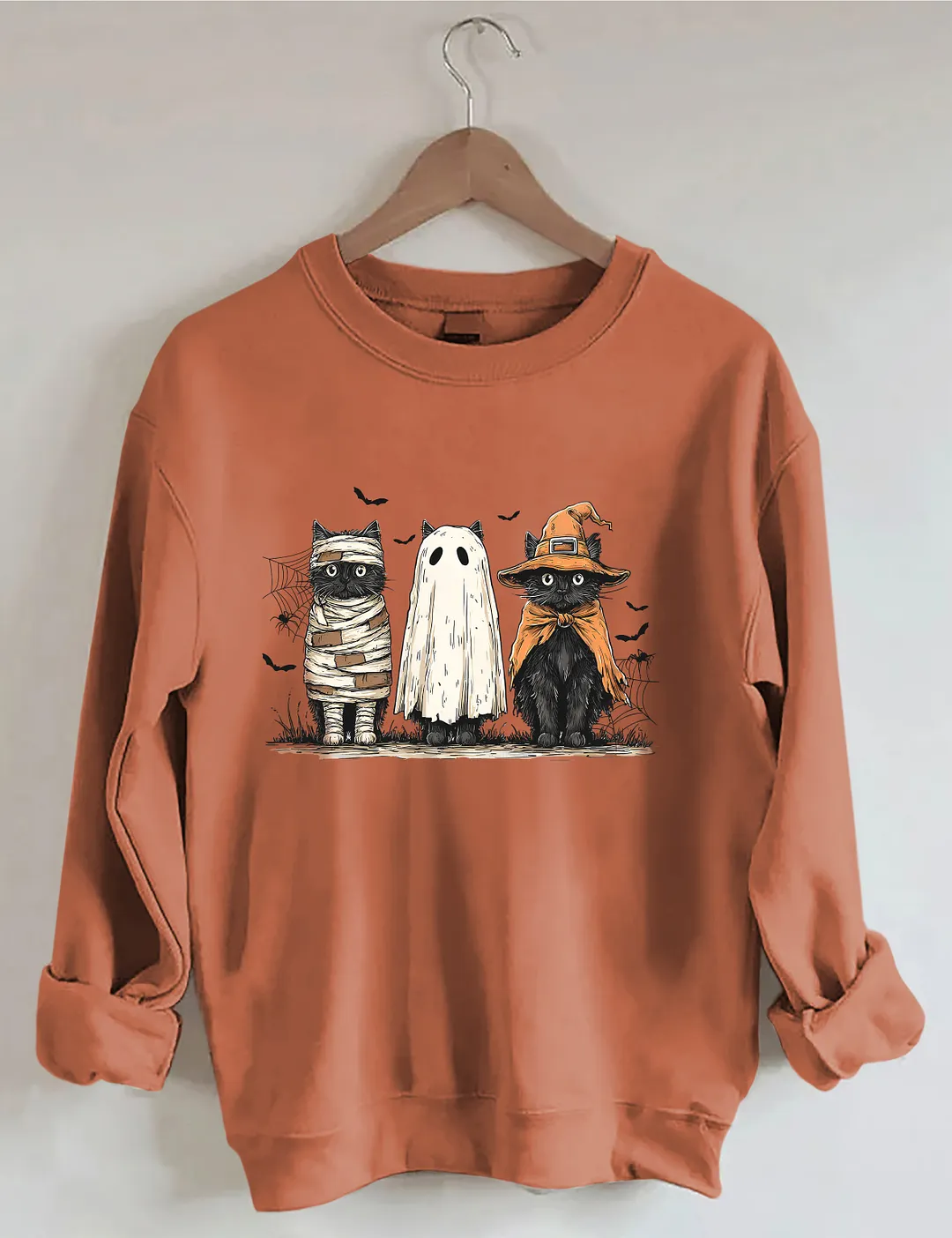 Black Cat Pumpkin Sweatshirt