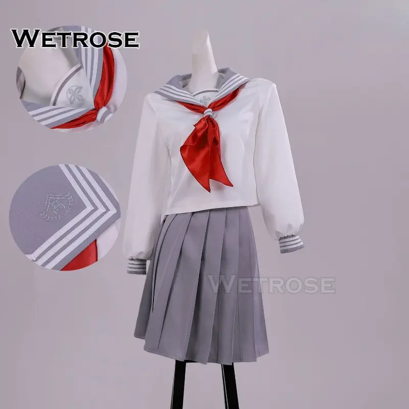 [Wetrose] In Stock Hinako Shimizu White Shirt JK School Uniform Cosplay Costume