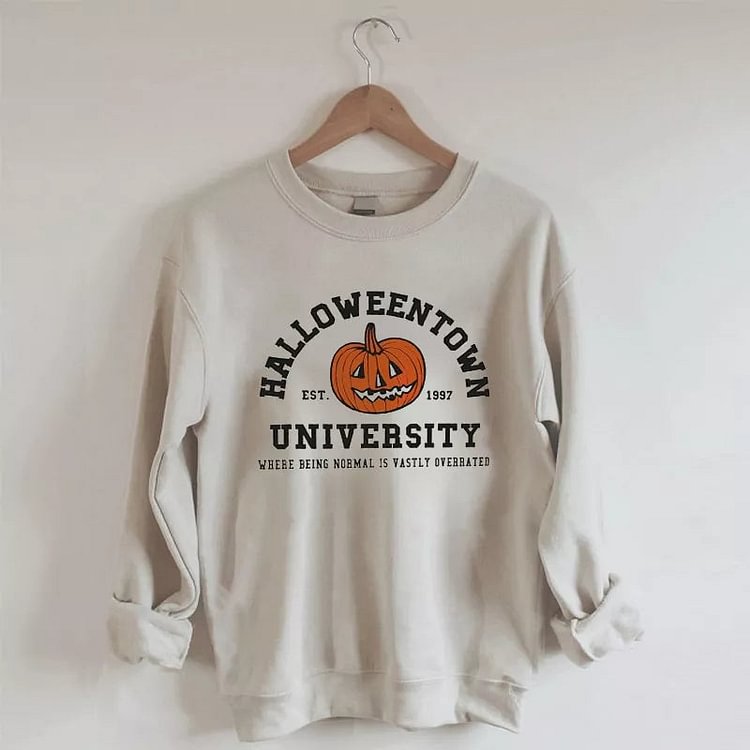halloween school sweatshirt