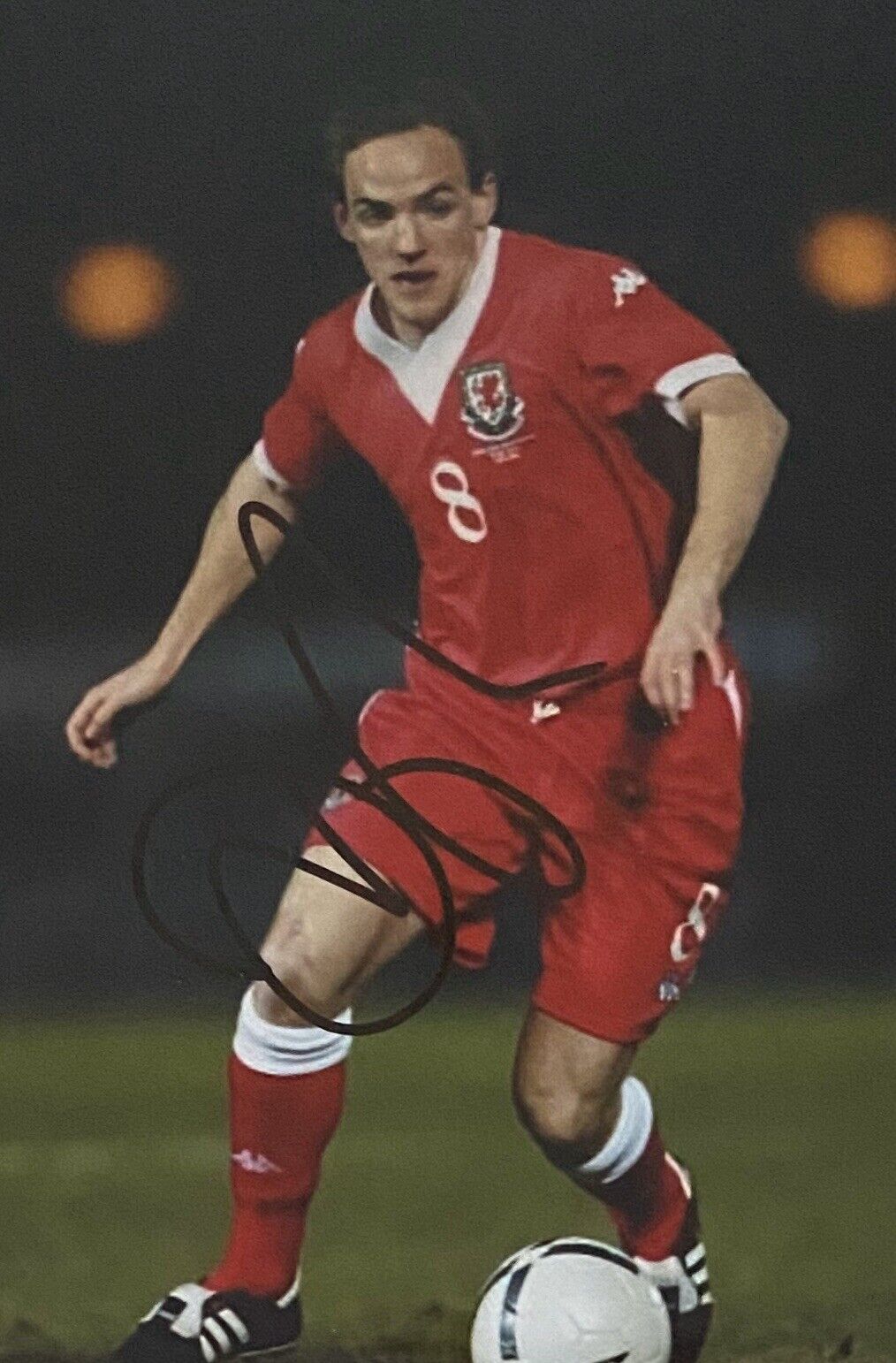 Sam Vokes Genuine Hand Signed 6X4 Photo Poster painting - Wales