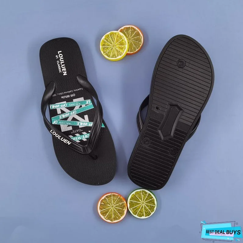 Men's Summer Outdoor Flip-flops Couple Beach Flip Flops