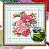 Flower - 9CT Partial Beaded Cross Stitch Kit(36x36cm)