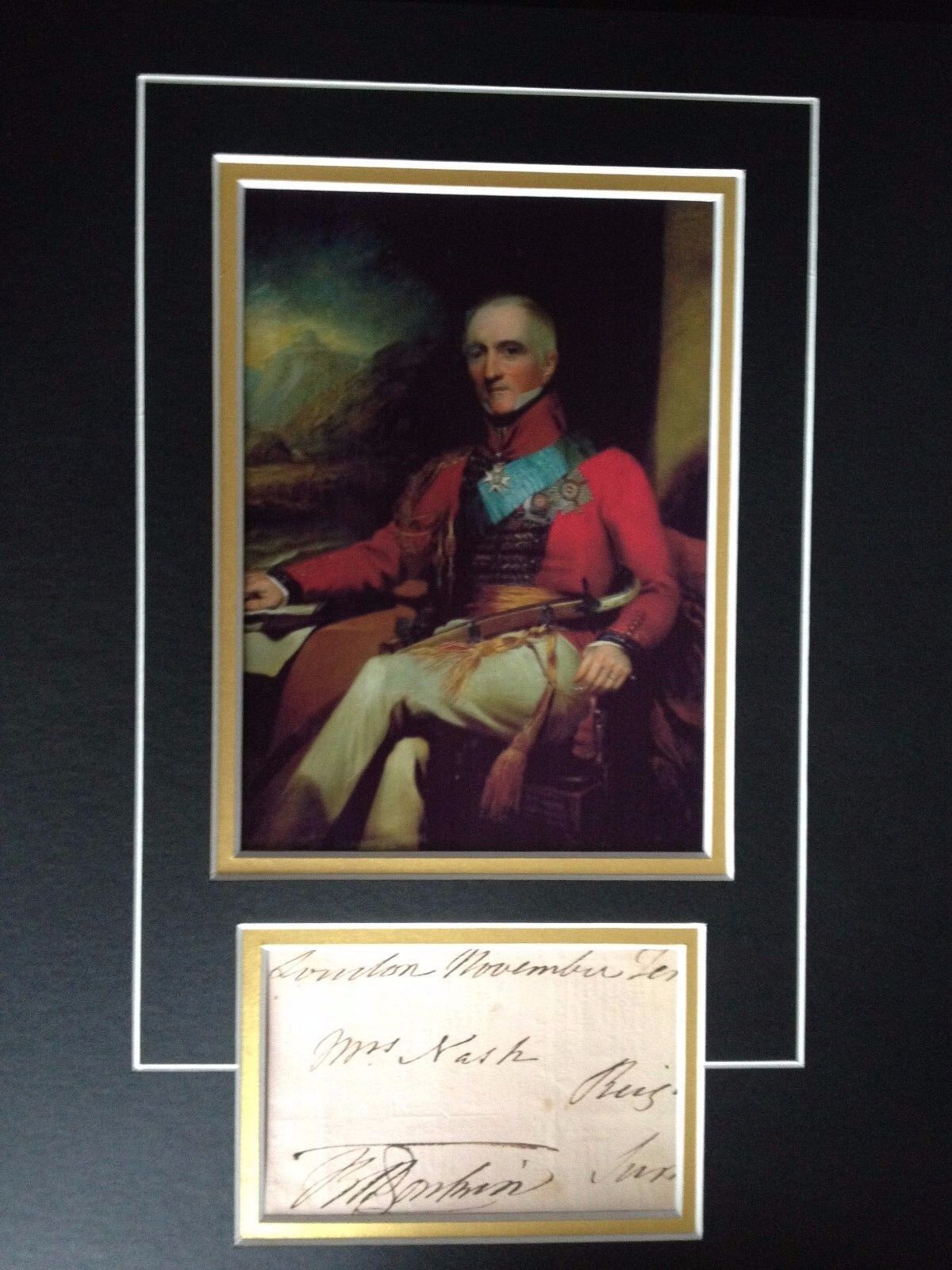 RUFANE SHAW DONKIN - BRITISH ARMY OFFICER & POLITICIAN - SIGNED Photo Poster painting DISPLAY