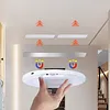 Rechargeable Ceiling Light with Remote Control Motion Sensor Battery Operated Lights for Shower Pantry Shed Hallway Porch Garage Stairs