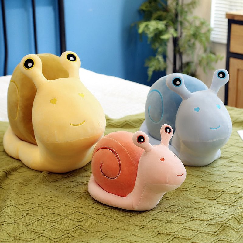 Snail Stuffed Animal Kawaii Soft Cuddly Plush Toy