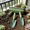 4pcs Hand Rake Garden Tool with Non Slip Handle Multifunctional Garden Cleaning Shovel Ideal for Digging Weeding Planting