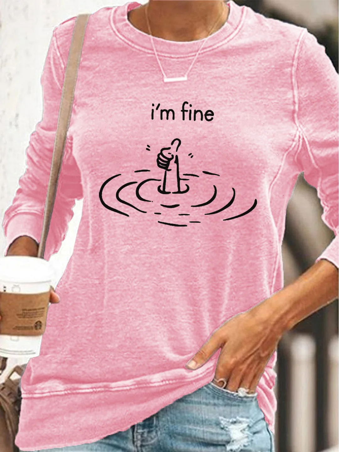 I'm Fine Sweatshirt