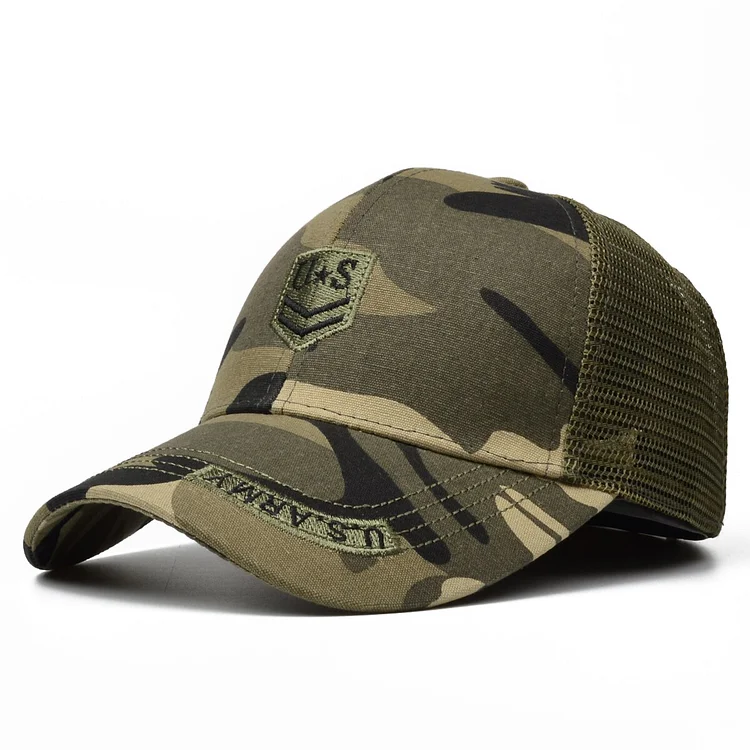 NORTHWOOD Summer Baseball Cap for Men Breathable Mesh Snapback U.S Army Caps Male Gorras Hombre Trucker Hat Outdoor Tactical