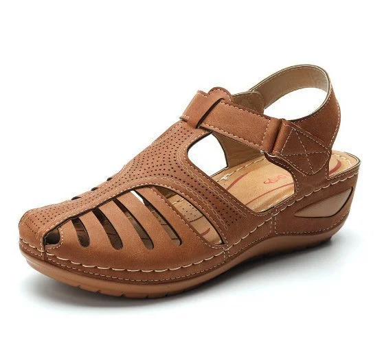 Yyvonne Summer New Sandals Large Flat Bottom Slope And Hollow Explosion