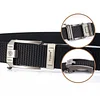 Unisex Vintage Outdoor Automatic Buckle Thickened Nylon Canvas Belt by Inlyline