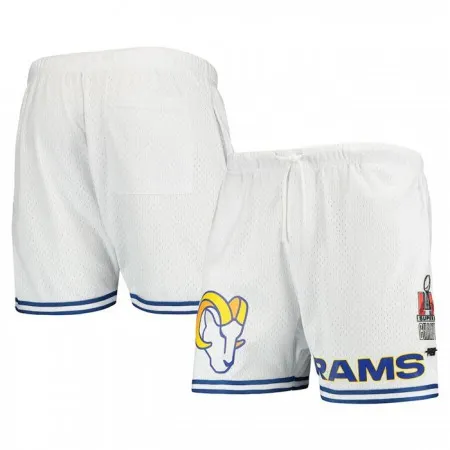 Men's Los Angeles Rams White Shorts