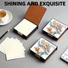 Diamond Painting PU Gnome Note Box with 160 Sheets Paper Memo Pad Holder Kit