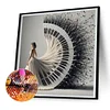 2Pcs/set Diamond Painting-DIY Full Round Drill Beauty(40*40 CM)