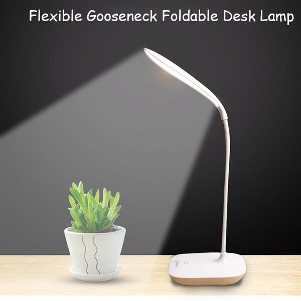 LED Desk Lamp with Flexible Gooseneck