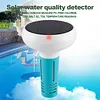 7-in-1 Digital Pool Water Tester WiFi PH and Salinity Temperature EC ORP Floating Chlorine Tester for Swimming Pools Hot Tub Jacuzzi Spa (No Calibration Fluid)