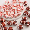 Stylish Baseball Rugby Ceramic Beads DIY Jewelry Accessories
