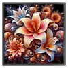 Fantasy Flower-11CT Stamped Cross Stitch 45*45cm
