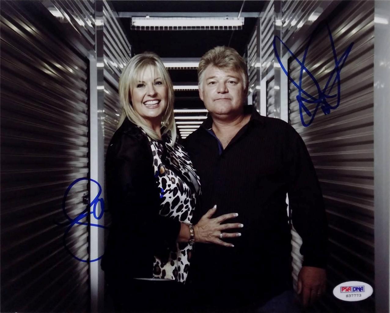 Dan & Laura Dotson Dual Signed Storage Wars 8x10 Photo Poster painting PSA/DNA S37773 Auto