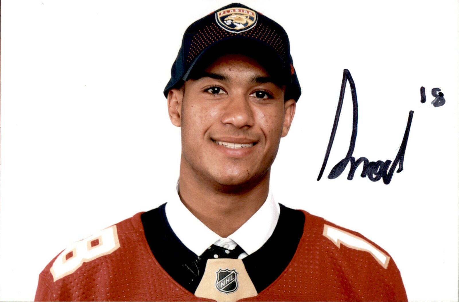 Serron Noel SIGNED 4x6 Photo Poster painting FLORIDA PANTHERS #3