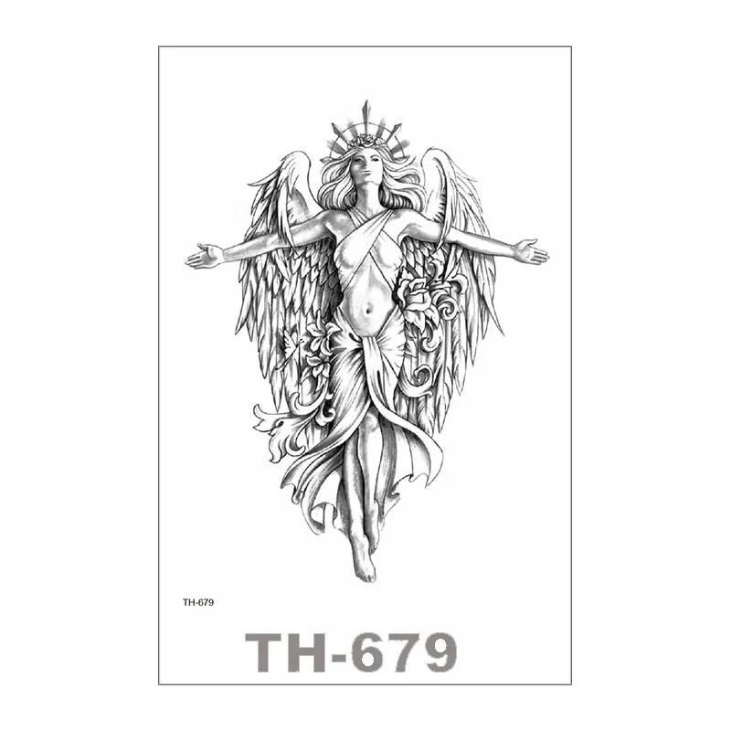 SDRAWING Temporary Tattoo For Women Sexy Tattoo Stickers Body Art Tattoo Chest Stickers Arm Tattoo Men Fashionable Fake Tatoo Cool Tattoo