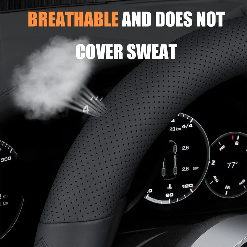 Ultra-thin carbon fiber sports car steering wheel cover