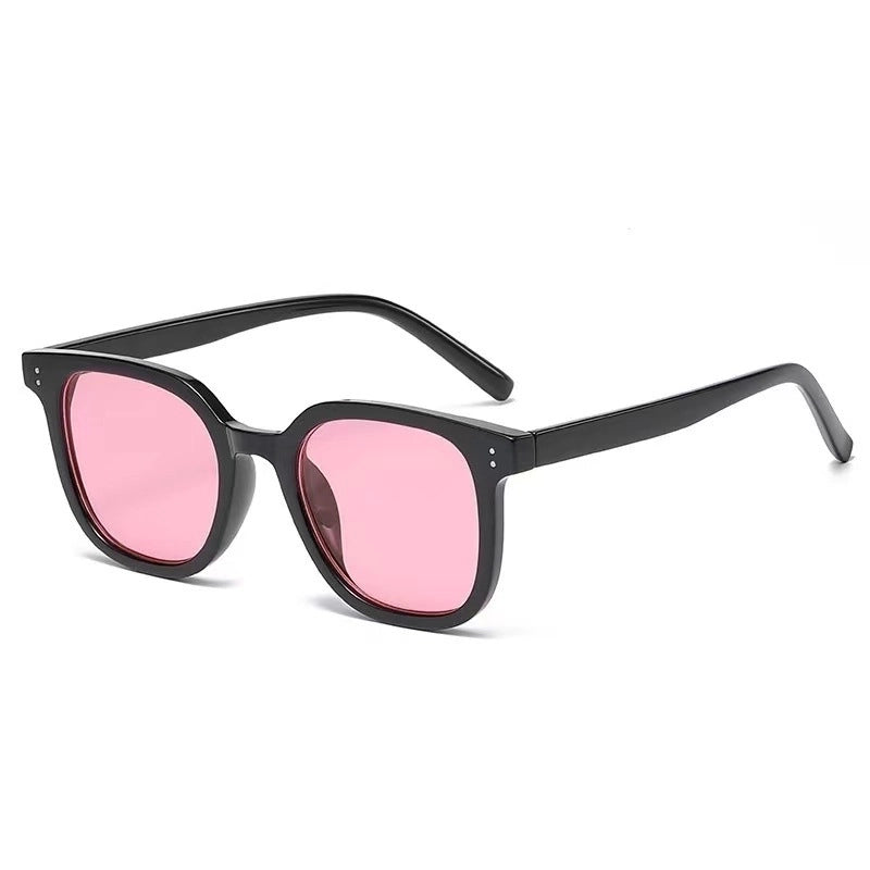 Fashion Solid Color Resin Square Full Frame Women’s Sunglasses