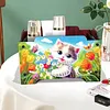 5D DIY Diamond Painting Kunst dekorative Aufbewahrungsbox Holz Lagerung Clutch (Katze)
