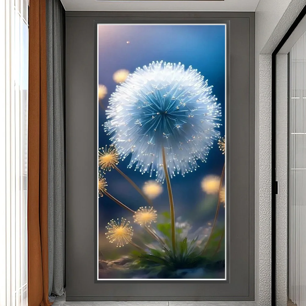 11CT Full Stamped Cross Stitch - Dandelion(Canvas|40*80CM)