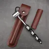 Hand Auger Wood Drill Multifunctional Mini Manual Wood Drill for Outdoor Camping