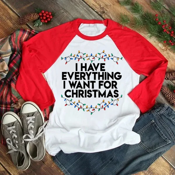 I Have Everything I Want for Christmas & It's Me, I'm Everything Matching T-shirt