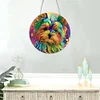 DIY Crystal Diamond Painting Double Sided Effect  Dog Pendant Home Garden Hanging Kit