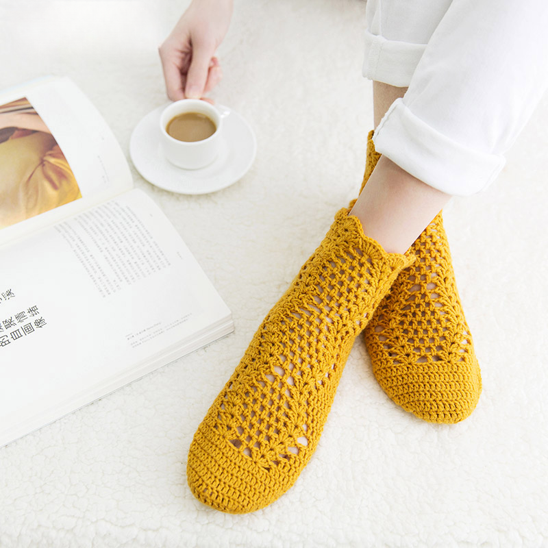 Craft Alpaca Wool DIY Knitting Kit: Cozy Socks by Susan's