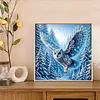 Diamond Painting-DIY Crystal Rhinestone Snowy Owl