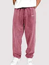Distressed Cotton Relaxed Men's Lounge Pants