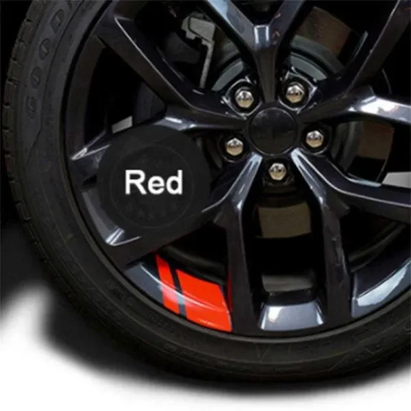 Non-fading Modification Personalized Universal Rim Reflector Accessories Wheel Hub Sticker Stable Car Supplies