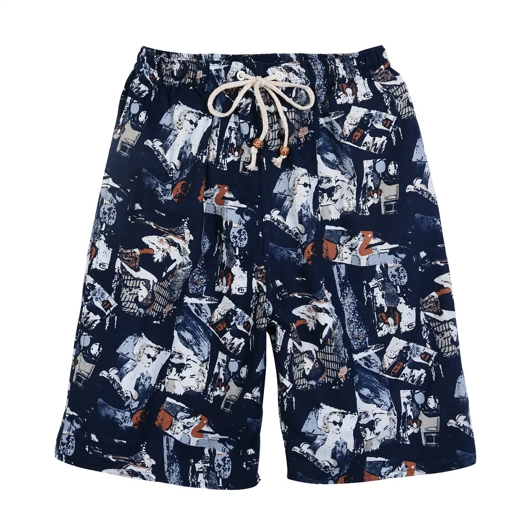 Boxer Swimming Trunks Summer Shorts for Women Outdoor Quick-Drying Men Beach Shorts Men's Pants Couple Swimsuit Surf Swimwear