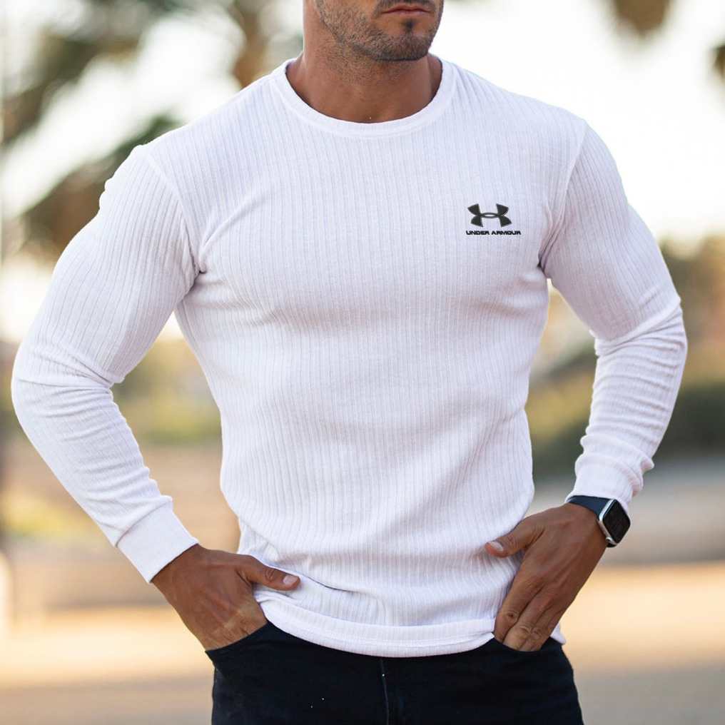 Męski sweter termiczny z okrągłym dekoltem — UNDER ARMOUR®