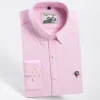Men's New Fashion Slim Casual Plaid Bottoming Shirt