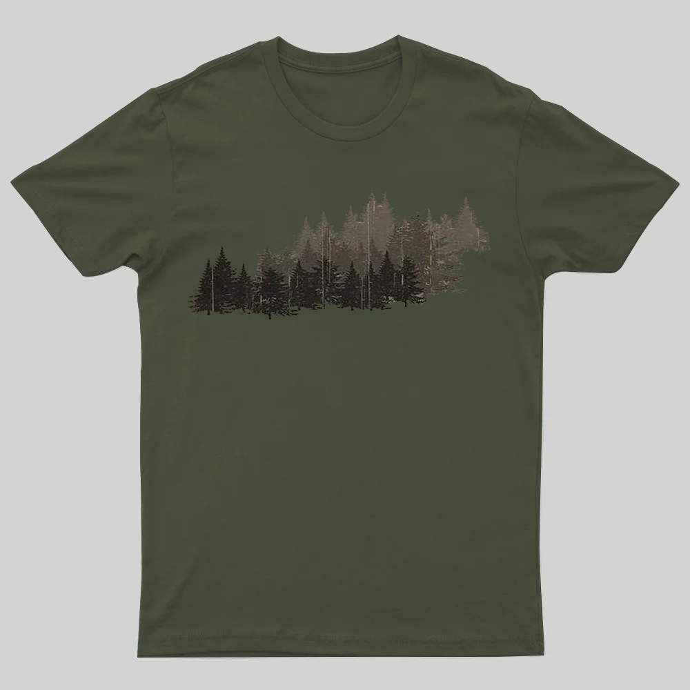 Nature Forest Printed Men's T-shirt