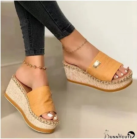 Women's Sandals Summer Female Slippers Flat Woman Peep-toe Comfort Slip-on Casual Shoes Mujer Slingback