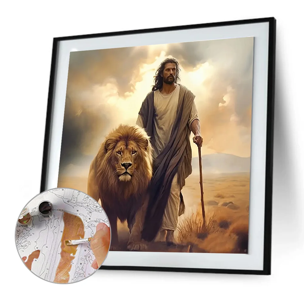 Jesus Lion - Paint By Number(40*40cm)
