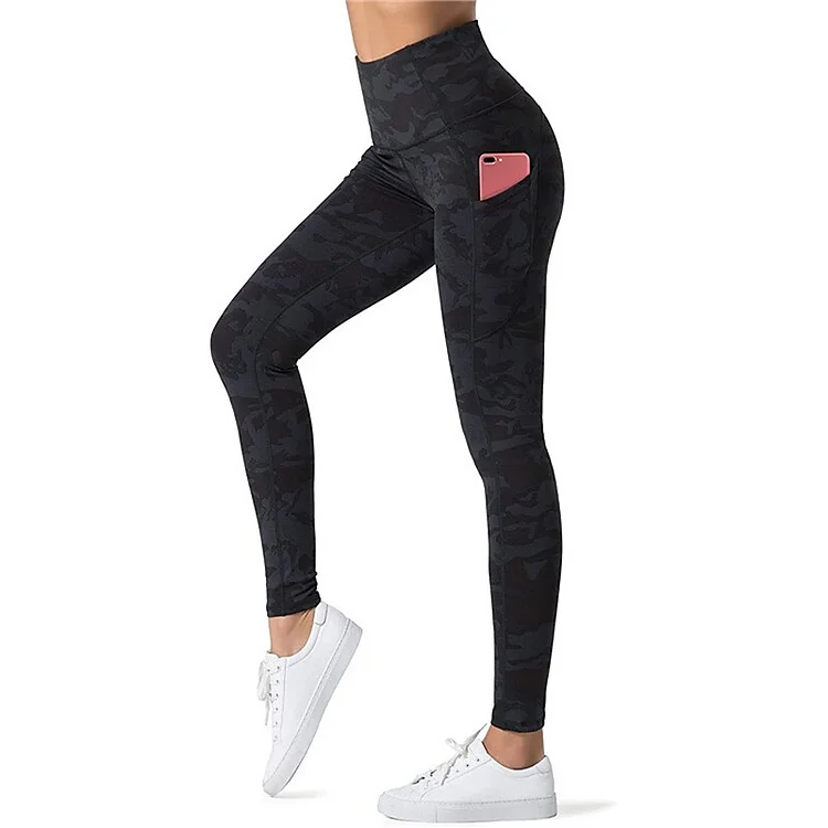 Women's High Waist Side Pockets Yoga Leggings