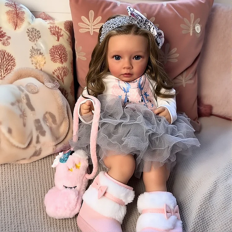 Babeside Quiet Reborn Baby Daisy 20'' Toddler Girl Emotional Comfort Companion